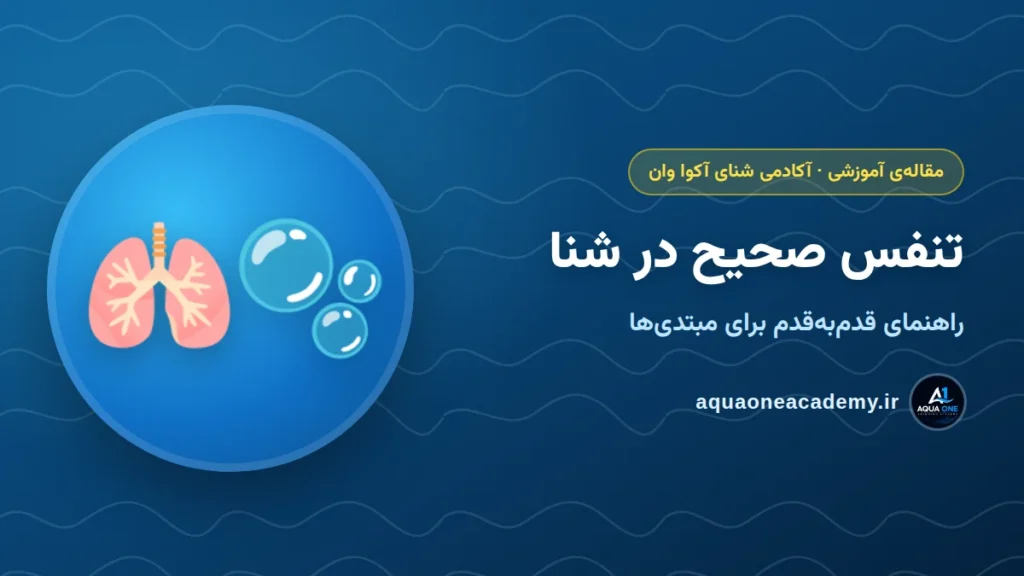 تنفس صحیح در شنا: راهنمای قدم‌به‌قدم برای مبتدی‌ها — آکادمی شنای آکوا وان کرج